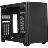 Cooler Master MasterBox NR200P V2 mini tower behuizing Zwart | 2x USB-A | 1x USB-C | Tempered Glass