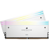 Corsair 64 GB DDR5-6600 Kit werkgeheugen Wit, CMP64GX5M2X6600C32W, Dominator Titanium RGB, XMP