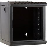 DSI 6U serverkast met glazen deur - DS10-3306 server rack Zwart, 312 x 310 x 352 mm