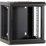 DSI 6U serverkast met glazen deur - DS10-3306 server rack Zwart, 312 x 310 x 352 mm