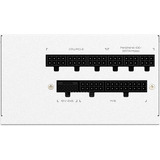 GIGABYTE UD1000GM PG5 V2 ICE modulaire 1000 watt voeding  Wit, 1x 12V-2x6, 4x PCIe