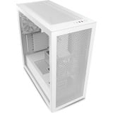 NZXT H7 Flow midi tower behuizing Wit (mat) | 2x USB-A | 1x USB-C | Tempered Glass