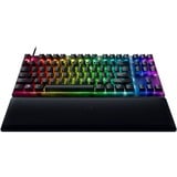 Razer Huntsman V2 TKL RGB mechanisch gaming toetsenbord Zwart, FR lay-out (AZERTY), Razer Linear Optical (Red), 80% (TKL)	, Double-shot PBT