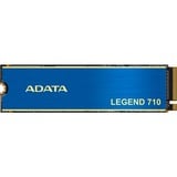 ADATA LEGEND 710 1 TB SSD Blauw/goud, ALEG-710-1TCS, PCIe Gen 3.0 x4, NVMe 1.3