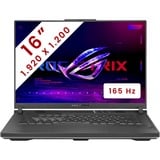 ASUS ROG Strix G16 (G614JZ-N3022W) 16"  gaming laptop Grijs | Core i9-13980HX | RTX 4080 | 32 GB | 1 TB SSD | 165 Hz