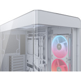 Corsair FRAME 4500X LX-R RGB LINK midi tower behuizing Wit | 2x USB-A | 1x USB-C | Tempered Glass
