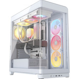 Corsair FRAME 4500X LX-R RGB LINK midi tower behuizing Wit | 2x USB-A | 1x USB-C | Tempered Glass
