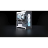 Corsair FRAME 4500X LX-R RGB LINK midi tower behuizing Wit | 2x USB-A | 1x USB-C | Tempered Glass