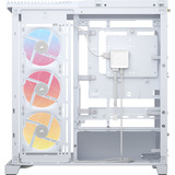 Corsair FRAME 4500X LX-R RGB LINK midi tower behuizing Wit | 2x USB-A | 1x USB-C | Tempered Glass