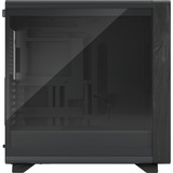 Fractal Design Summit Blackout TG midi tower behuizing Zwart | 2x USB-A | 1x USB-C | Tempered Glass