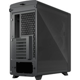 Fractal Design Summit Blackout TG midi tower behuizing Zwart | 2x USB-A | 1x USB-C | Tempered Glass