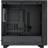 Fractal Design Summit Blackout TG midi tower behuizing Zwart | 2x USB-A | 1x USB-C | Tempered Glass