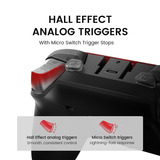 GameSir G7 Pro Tri-Mode - Shadow Ember gamepad Zwart/donkerrood, Xbox Series X|S, Xbox One, pc, Android, Steam