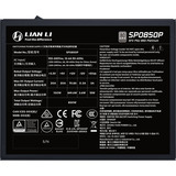 Lian Li SP Platinum modulaire 850 watt voeding  Zwart, 1x 12V-2x6, 2x PCIe, 2x PCIe, Kabelmanagement