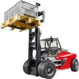 bruder Linde HT160S heftruck met pallet en 3 palletkooien  Modelvoertuig 02513