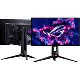 ASUS ROG Swift PG27UCWM 26.5" 4K Ultra HD gaming monitor Zwart, 1x DisplayPort, 2x HDMI, 1x USB-C, 240 Hz / 480 Hz, 2x HDMI, 1x DisplayPort, USB Hub, AMD Free-Sync