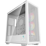 DeepCool MORPHEUS midi tower behuizing Wit | 4x USB-A | 1x USB-C | RGB | Tempered Glass