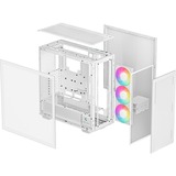 DeepCool MORPHEUS midi tower behuizing Wit | 4x USB-A | 1x USB-C | RGB | Tempered Glass