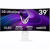 LG UltraGear 39GX90SA 39" Curved UltraWide gaming monitor Wit, 240 Hz, HDMI, DisplayPort, LAN, USB-C, Audio, AMD FreeSync