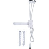 Lian Li Interne USB 2.0 1-naar-3 Hub splitterkabel Wit