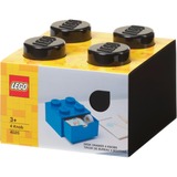 Room Copenhagen LEGO Brick Drawer 4 Zwart opbergdoos Zwart