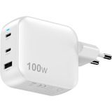 Sitecom 100W GaN Power Delivery oplader Wit, 2x USB-C, 1x USB-A