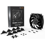 be quiet! Silent Wings 4 PWM case fan Zwart, 120 x 120 x 25 mm