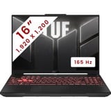 ASUS TUF Gaming A16 (FA607PI-N3090W) 16"  gaming laptop Grijs | Ryzen 9 7940HX | RTX 4070 | 16 GB | 1 TB SSD | 165 Hz