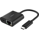 Belkin USB-C/Ethernet- en oplaadadapter (100 W) Zwart