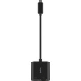 Belkin USB-C naar Ethernet- en oplaadadapter Zwart, 100 W