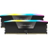 Corsair 32 GB DDR5-6000 Kit werkgeheugen Zwart, CMH32GX5M2B6000C30, Vengeance RGB, XMP