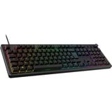 HyperX Alloy Rise RGB gaming toetsenbord Zwart, FR lay-out (AZERTY), HyperX Red, 100%