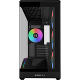 Lian Li Vector V100R MINI midi tower behuizing Zwart | 2x USB-A | 1x USB-C | RGB | Tempered Glass