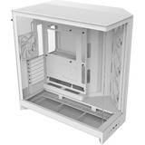 NZXT H9 Flow RGB midi tower behuizing Wit (mat) | 2x USB-A | 1x USB-C | RGB | Tempered Glass