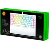 Razer BlackWidow V4 75% RGB mechanisch gaming toetsenbord Wit, US lay-out (QWERTY), Razer Orange, 75%, Hot-swappable