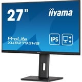 iiyama ProLite XUB2793HS-B7 27" monitor Zwart, 100 Hz, HDMI, DisplayPort, Audio, Adaptive Sync