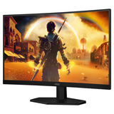 AOC C27G42FE 27" curved gaming monitor Zwart/rood, 1x DisplayPort, 1x HDMI, 180 Hz
