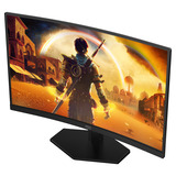 AOC C27G42FE 27" curved gaming monitor Zwart/rood, 1x DisplayPort, 1x HDMI, 180 Hz