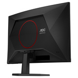 AOC C27G42FE 27" curved gaming monitor Zwart/rood, 1x DisplayPort, 1x HDMI, 180 Hz