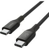 Belkin BoostCharge USB-C kabel Zwart, 1 meter, 240 W