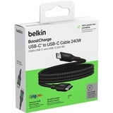 Belkin BoostCharge USB-C kabel Zwart, 1 meter, 240 W