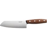 Fiskars Norr Santoku mes 16 cm Bruin/roestvrij staal, Duits rvs | FSC-gecertificeerde handgreep esdoornhout