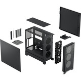 Fractal Design Pop 2 Air midi tower behuizing Zwart | 1x USB-A | 1x USB-C
