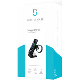 Just in Case 3-in-1 Wireless Charger Stand 15 W Zwart