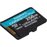 Kingston Canvas Go! Plus microSDXC 256 GB geheugenkaart Zwart, Class 10, UHS-I U3, V30, A2
