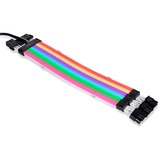 Lian Li Strimer Plus V2 - 3x 8-pin PCIe verlengkabel 0,3 meter, RGB leds