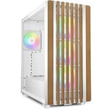 Sharkoon Rebel C70G RGB midi tower behuizing Wit | 2x USB-A | 1x USB-C | RGB | Tempered Glass