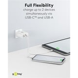 goobay 65W GaN USB-C PD Dual Fast Charger Wit