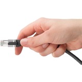 goobay USB-A 3.0 naar RJ45 adapterkabel Zwart/zilver, 1.5 meter