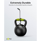 goobay USB-A 3.0 naar RJ45 netwerkadapter Zwart/zilver, 1.5 meter